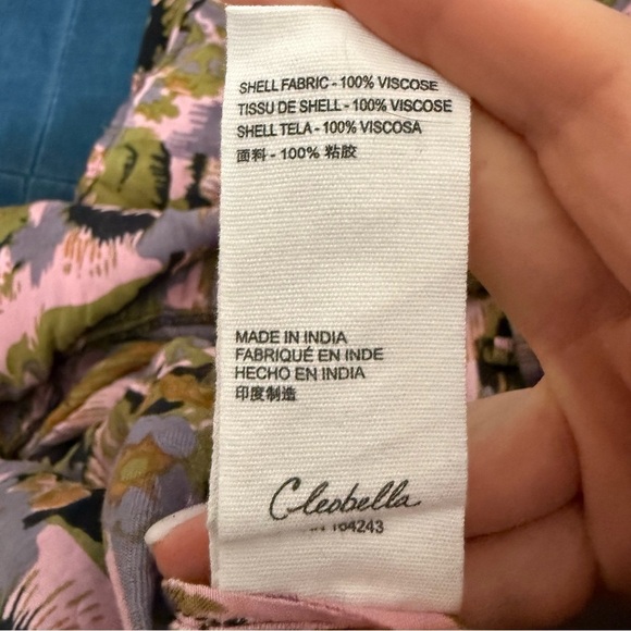 Cleobella Paris Dress | Tapesty Print | Ankle length back cut out dress Size M - Picture 6 of 13